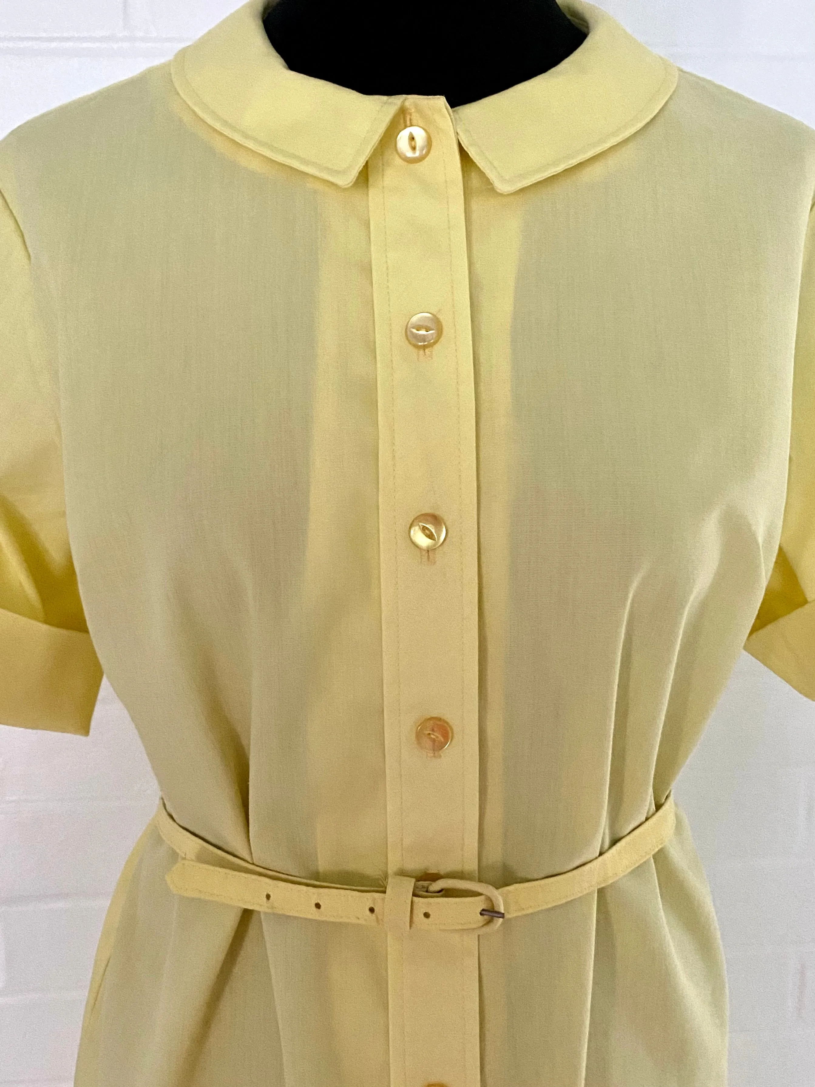 1950s Lady Bird Classic Belted Shirt Dress