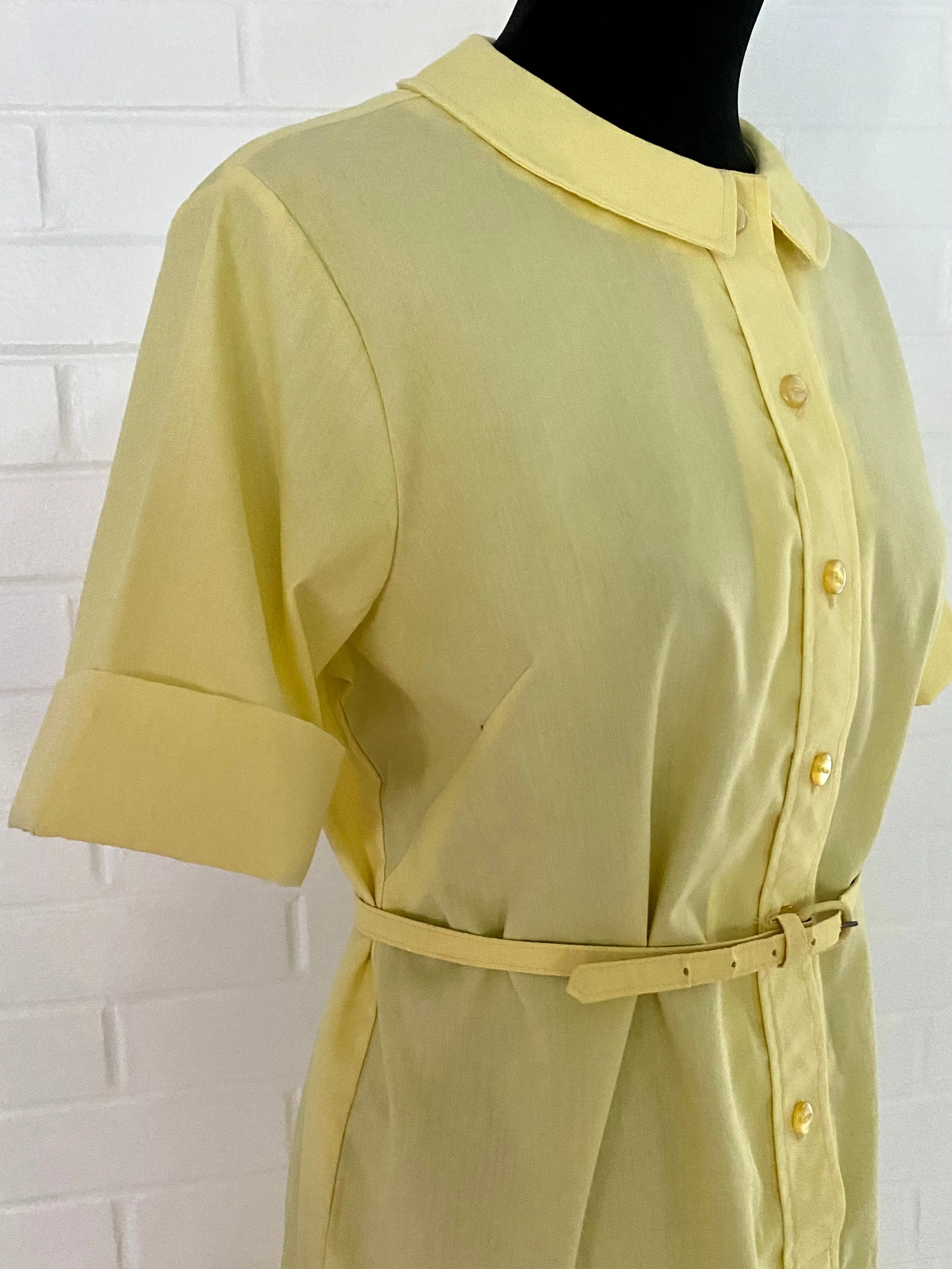 1950s Lady Bird Classic Belted Shirt Dress