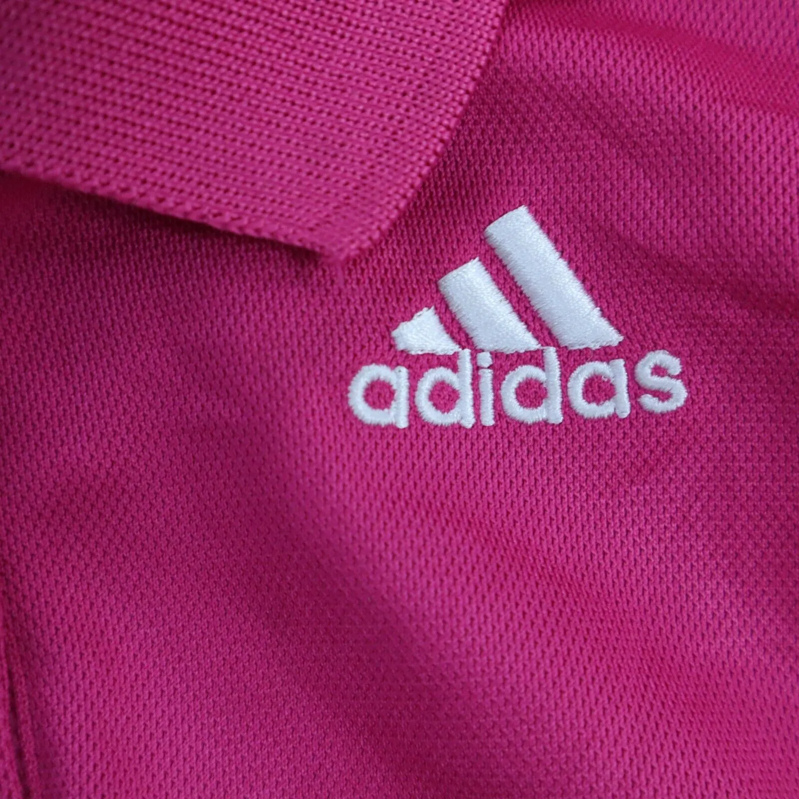 Adidas  Polo Dress Little Girls Size 3T Light Pink Sporty Ruffle Short Sleeve