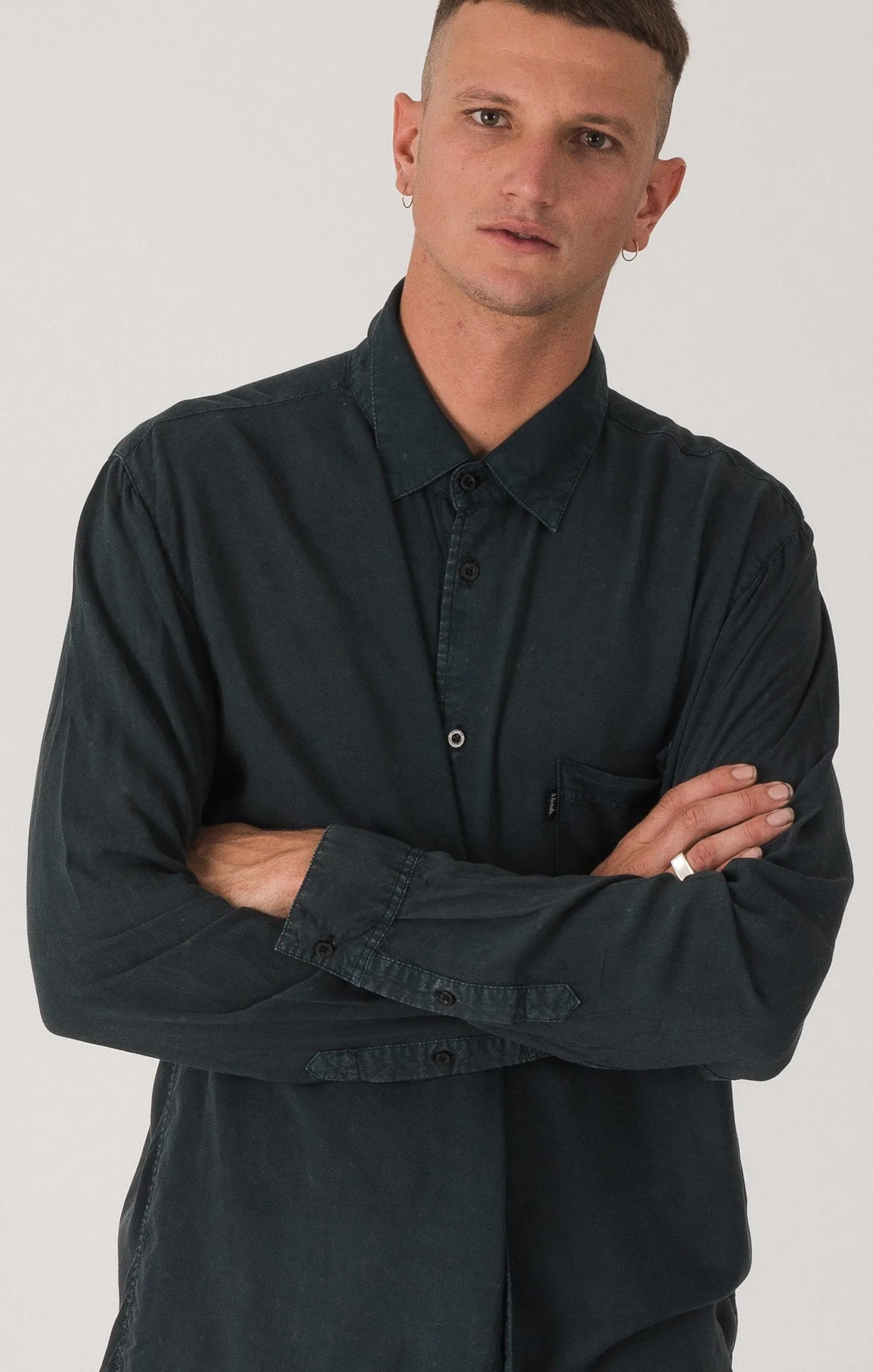 Afends Mens Pelle - Long Sleeve Shirt