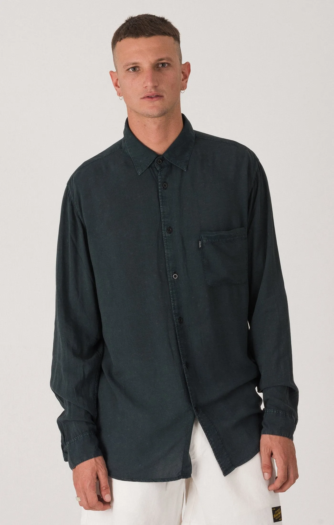 Afends Mens Pelle - Long Sleeve Shirt