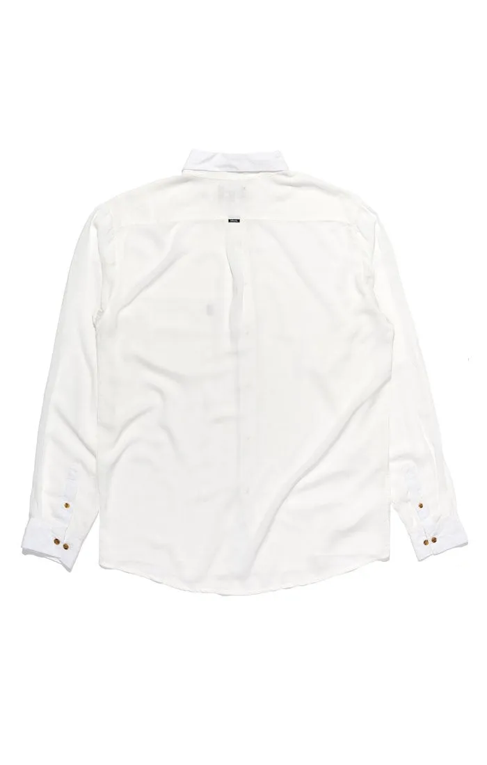 Afends Mens Pelle - Long Sleeve Shirt