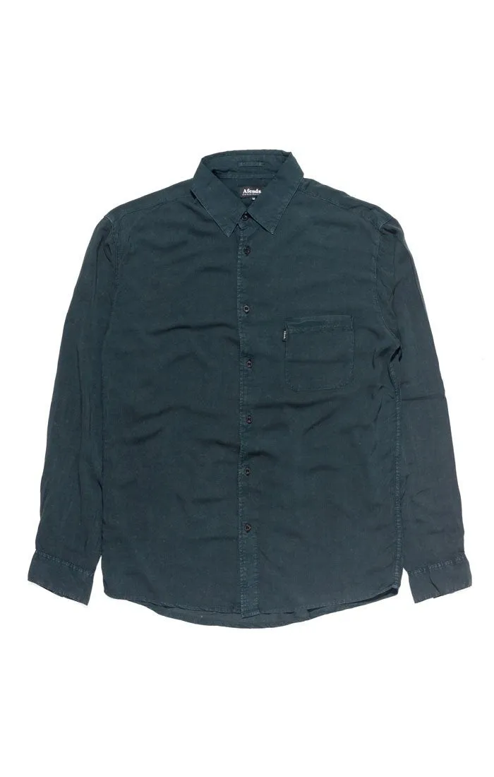 Afends Mens Pelle - Long Sleeve Shirt