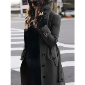 Autumn Winter Woolen Coat