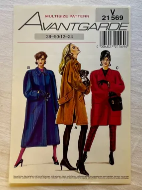 Avantgarde V21569 UNCUT Coat Sizes 12-24