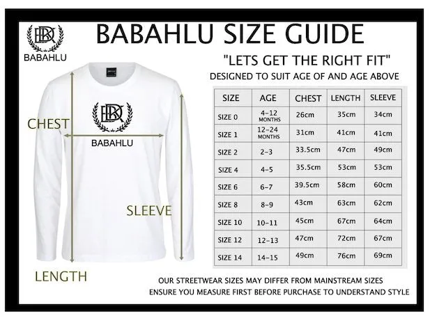 Babahlu Long Sleeve Black Tshirt