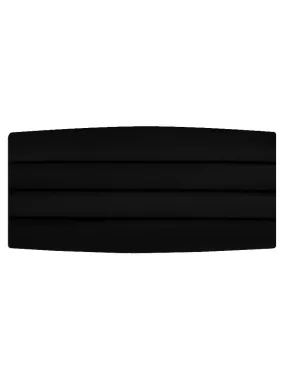 Black Satin Cummerbund
