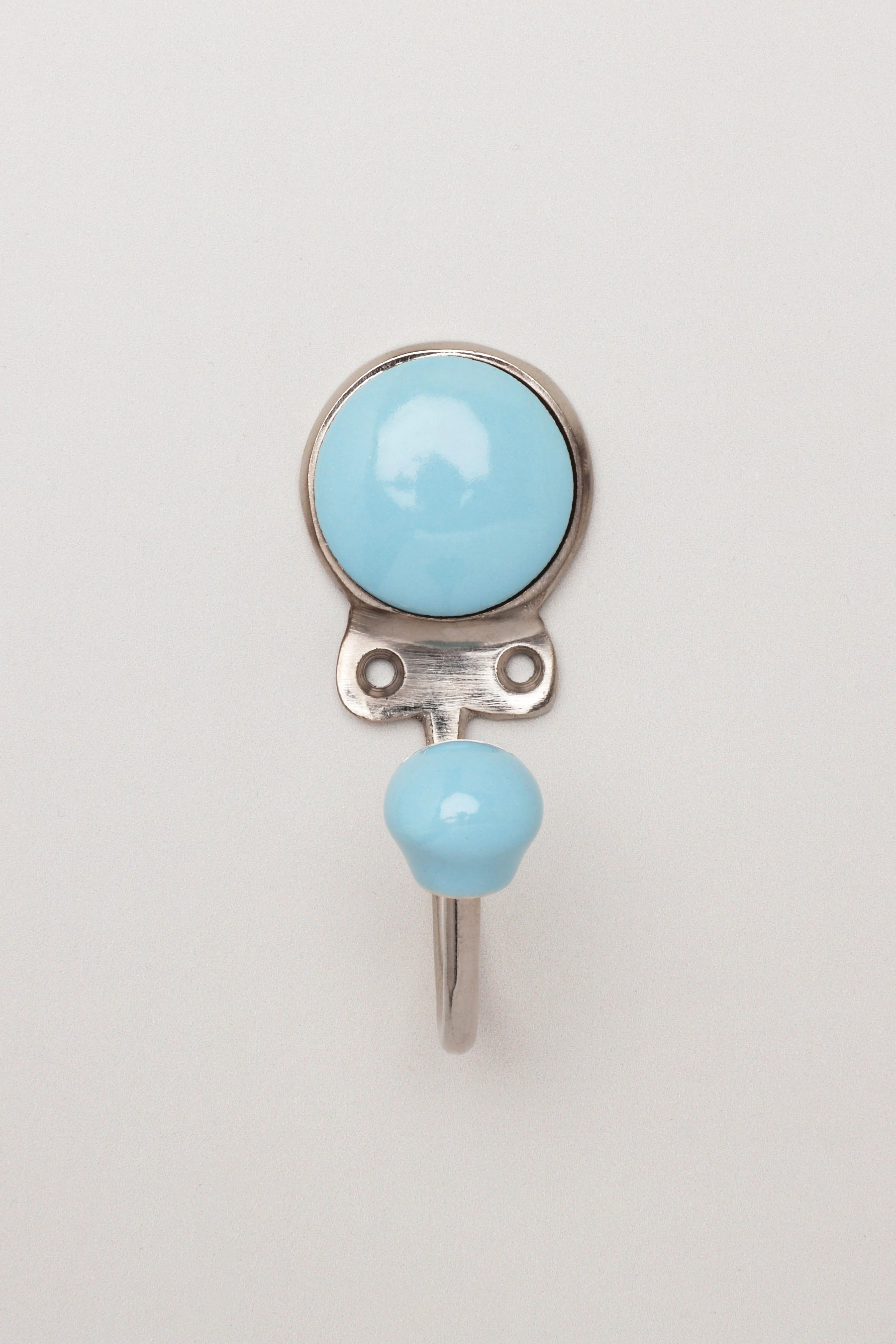 Coloured Ceramic Coat Rack Hook Wall Hook