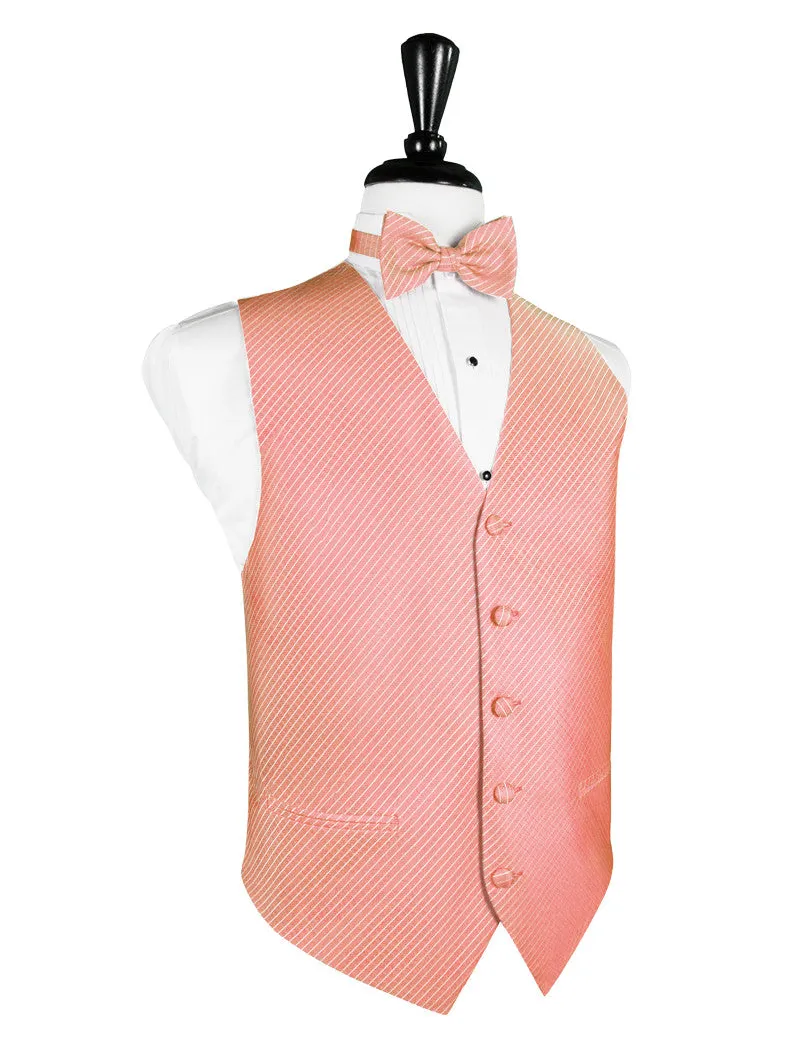 Coral Palermo Tuxedo Vest and Tie Set
