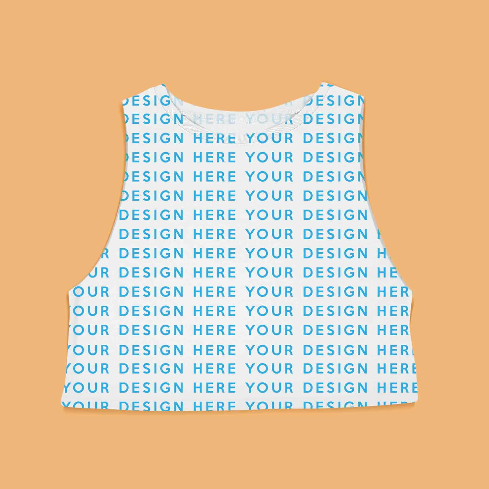 Custom Crop Tank Top - All Over Printed
