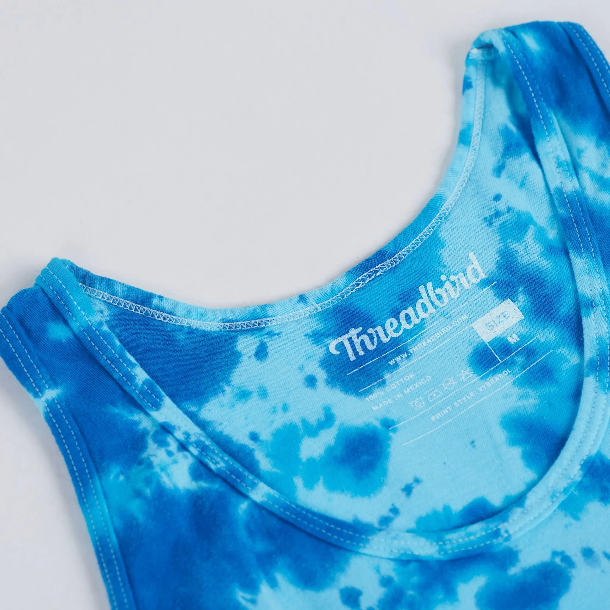 Custom Tie-Dye Tank with Vybrasol Print