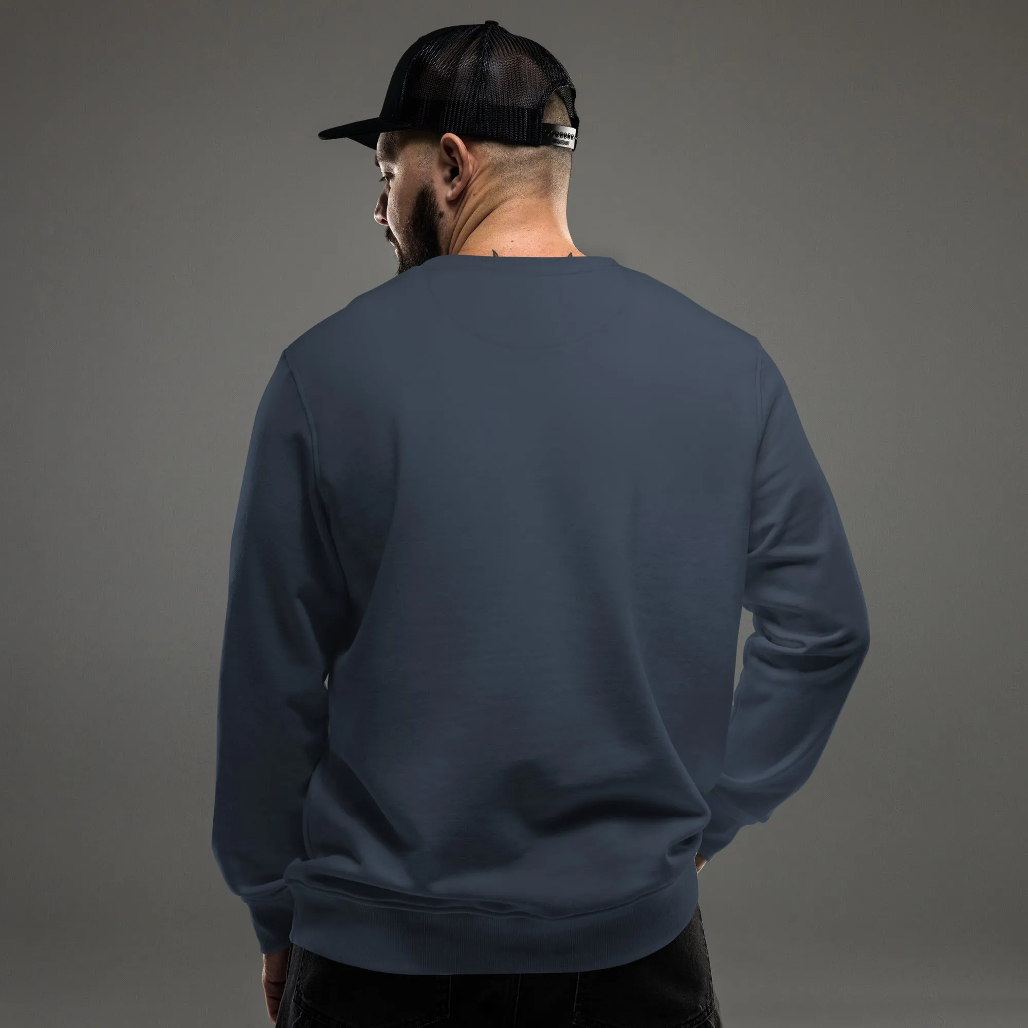Enjoy the Ride Vintage Graphic Men Organic Sweatshirt