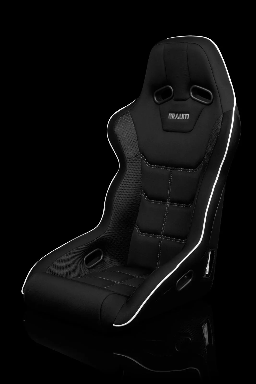 FALCON X SERIES - (BLACK WITH WHITE PIPING)