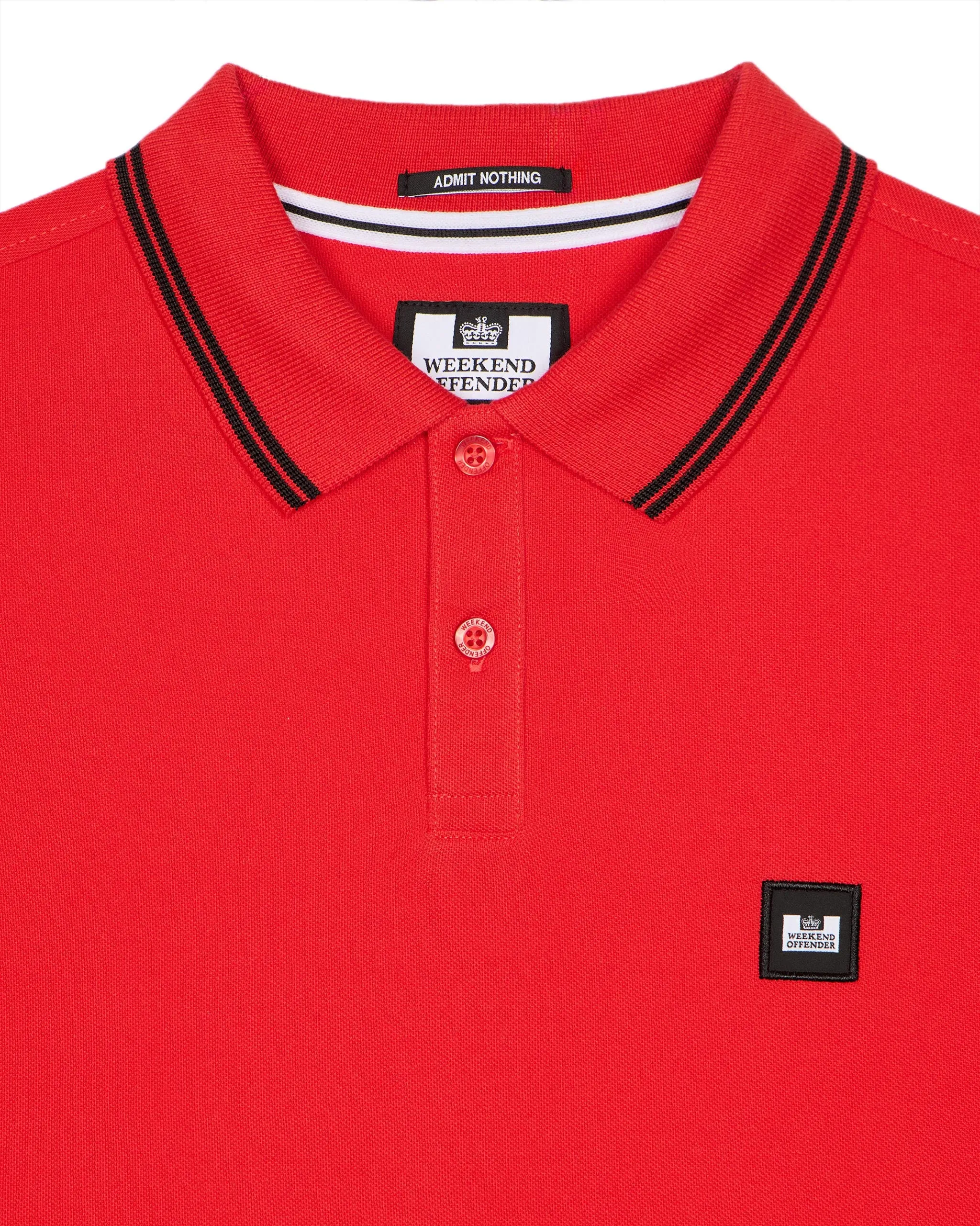 Farina Polo Shirt Cayenne Red/Black