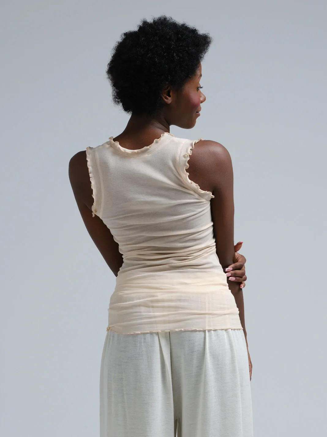 Flounce | Cotton - Rosie Beige