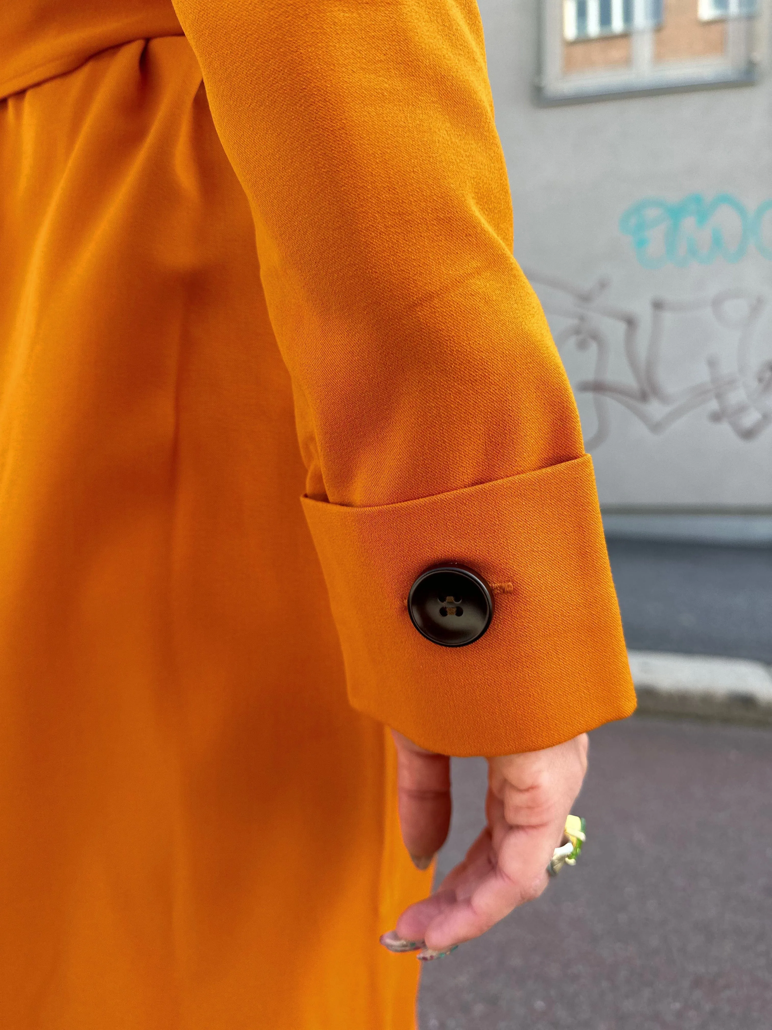 Franz Coat - brent oransje