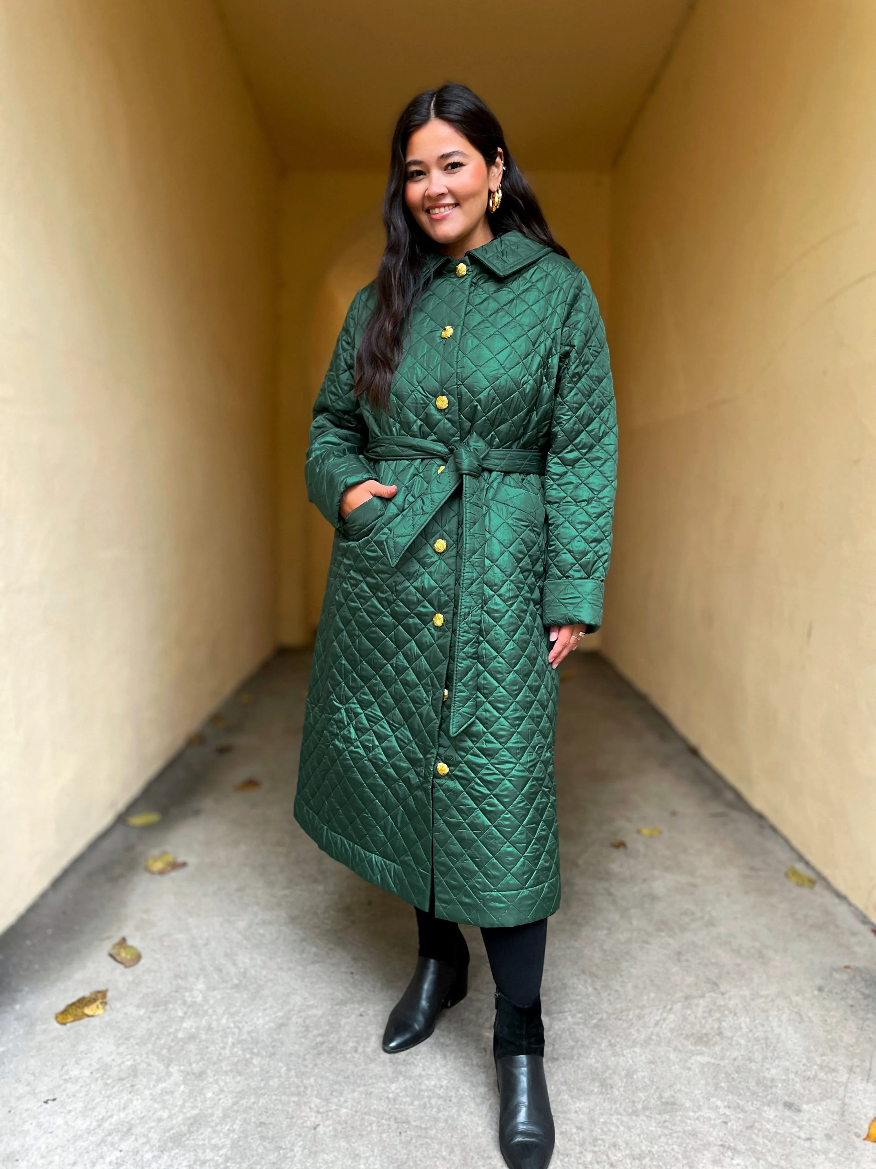 Franz Coat quilt - grønn