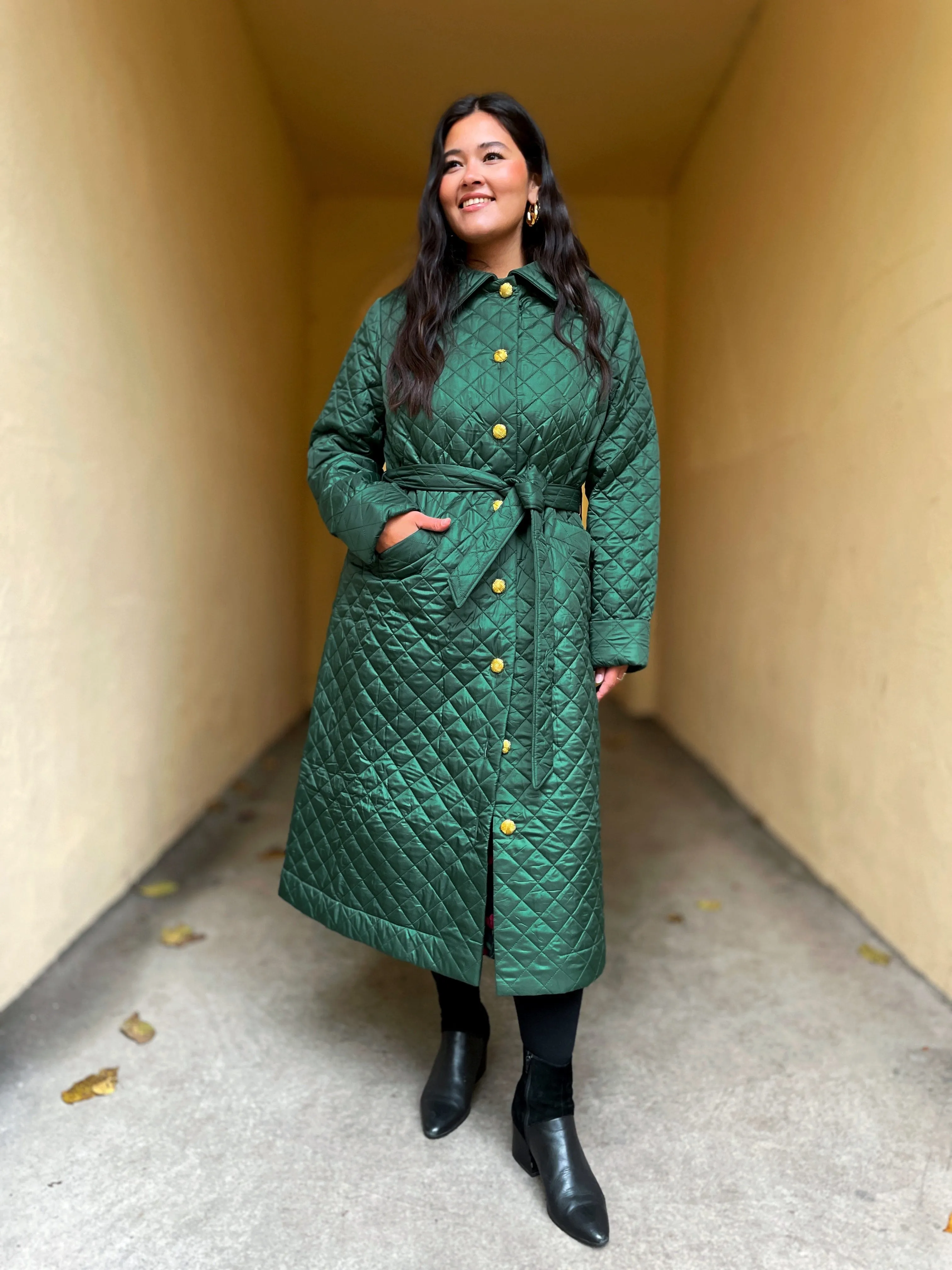 Franz Coat quilt - grønn