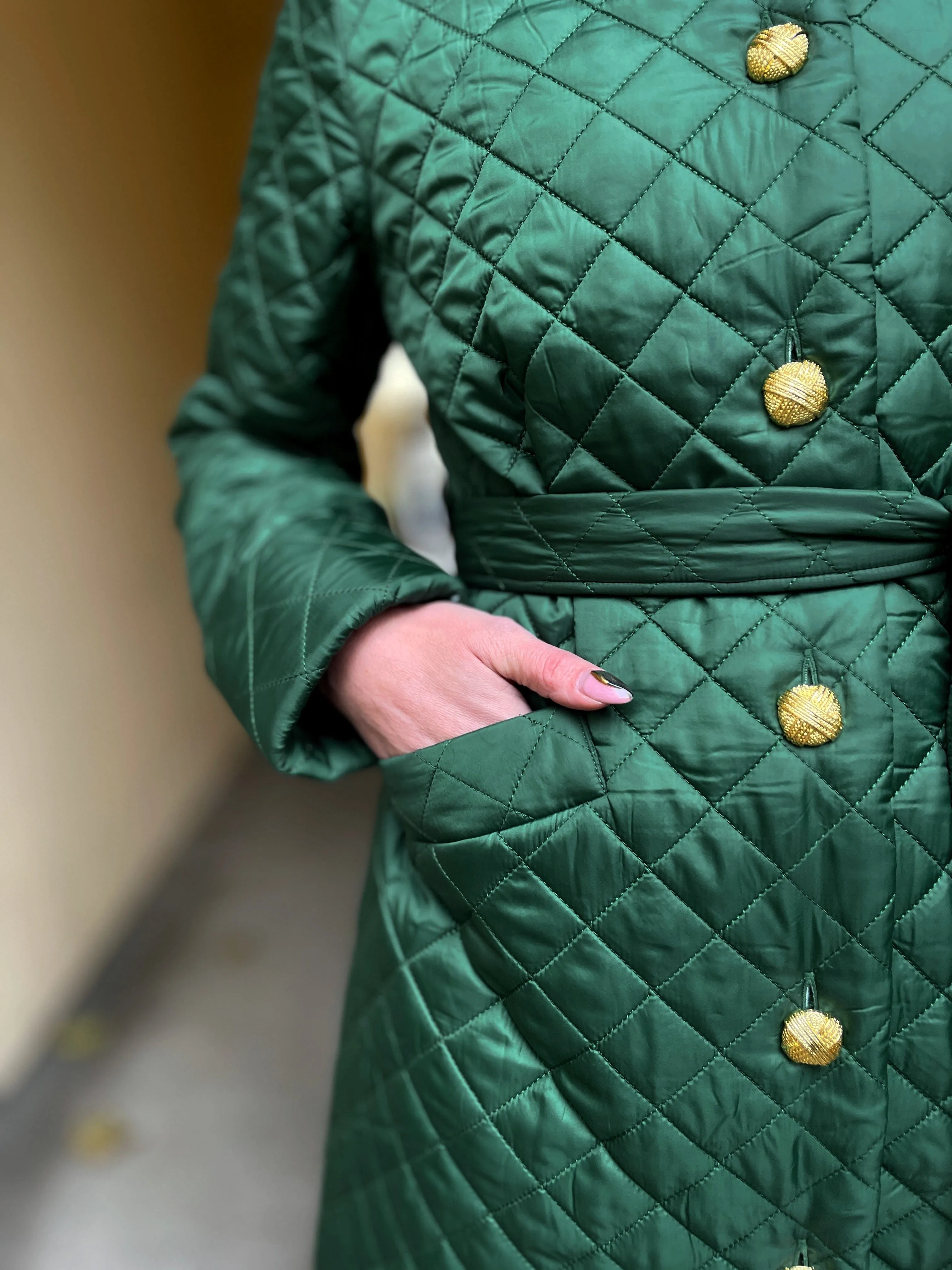 Franz Coat quilt - grønn