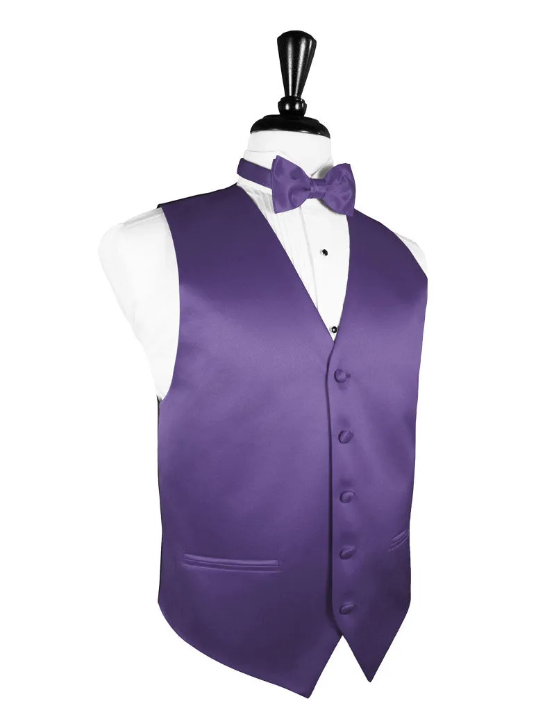 Freesia "Premier" Satin Tuxedo Vest and Tie Set