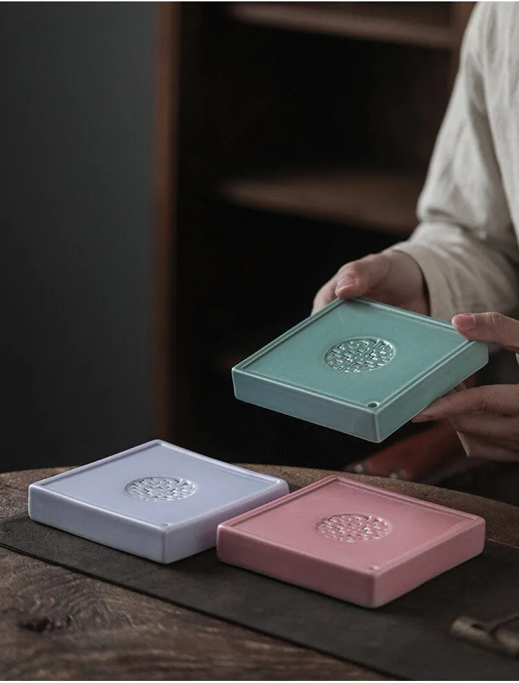Gohobi Colourful Ceramic Tea Tray