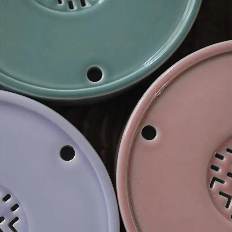 Gohobi Colourful Ceramic Tea Tray