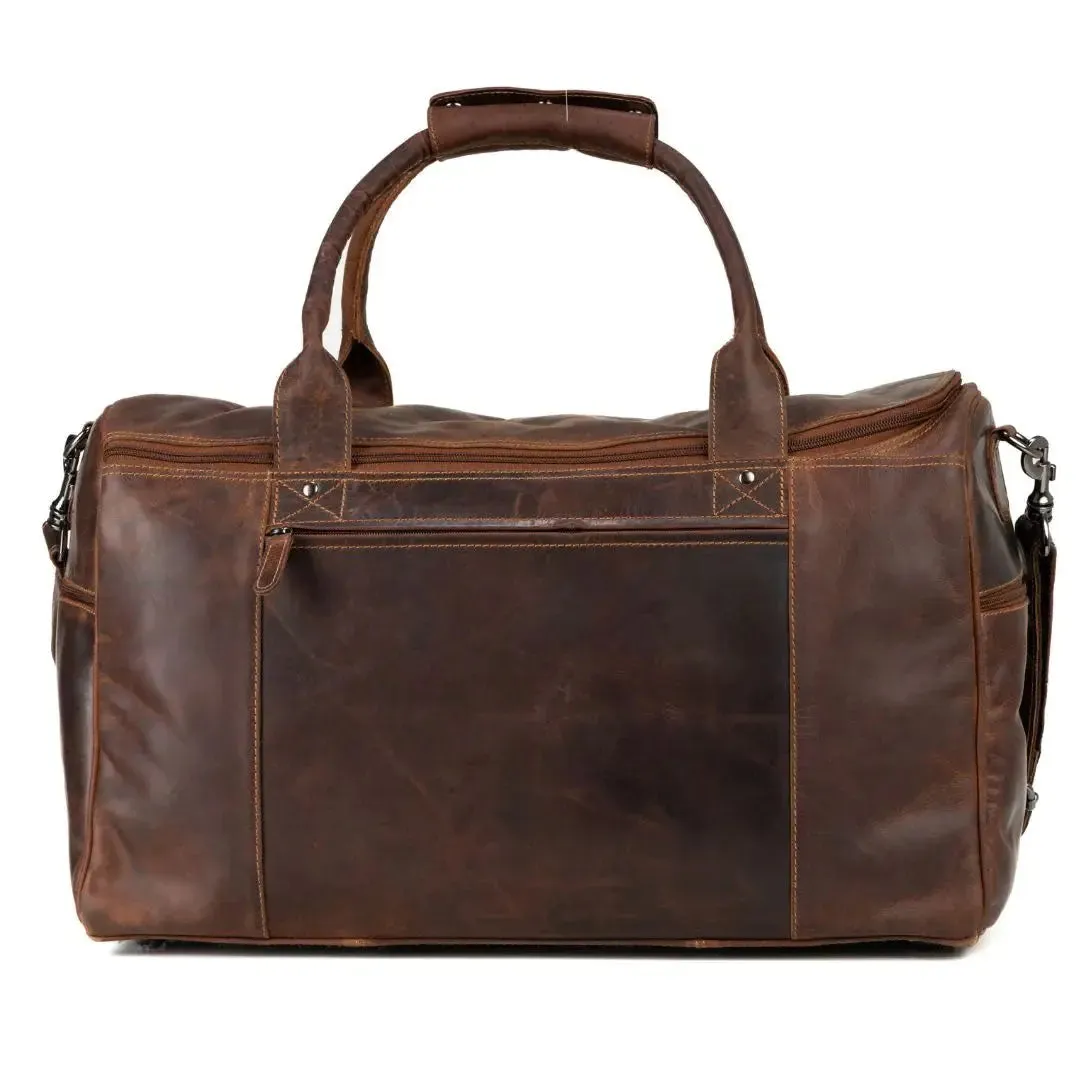 Greenwood Leather Regina Large Travel Duffle Bag