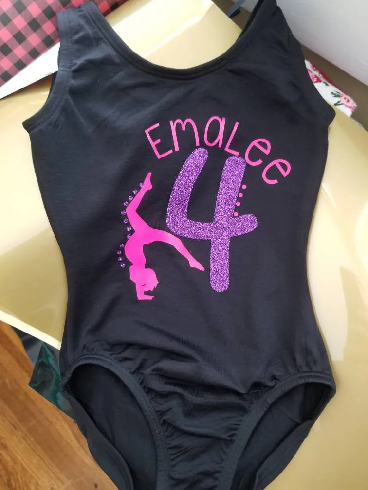 Gymnastics Birthday Leotard