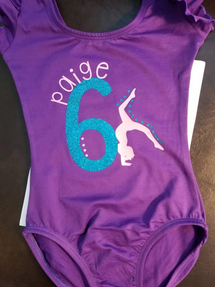 Gymnastics Birthday Leotard