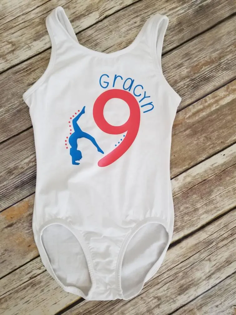 Gymnastics Birthday Leotard