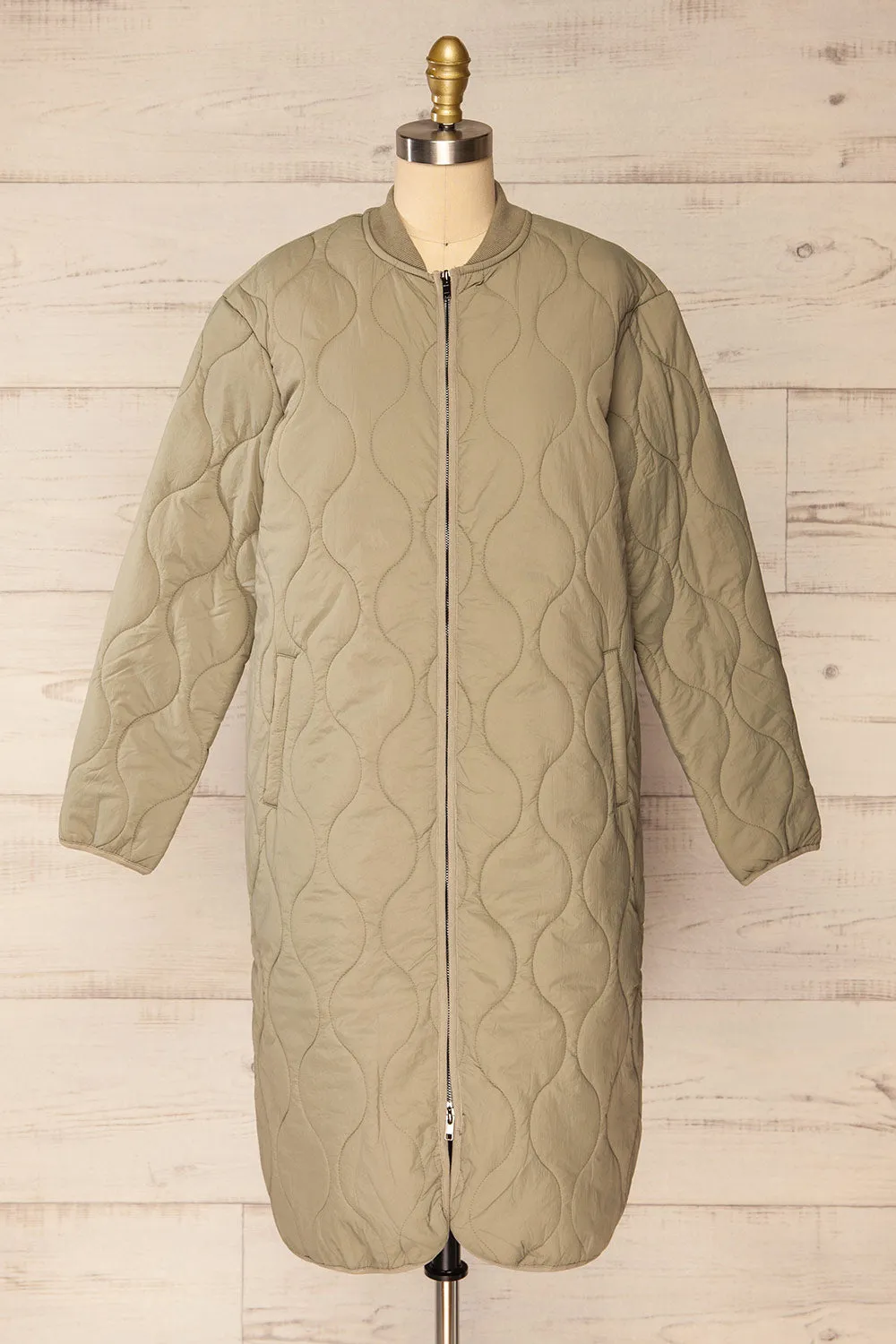 Jerez | Long Quilted Jacket