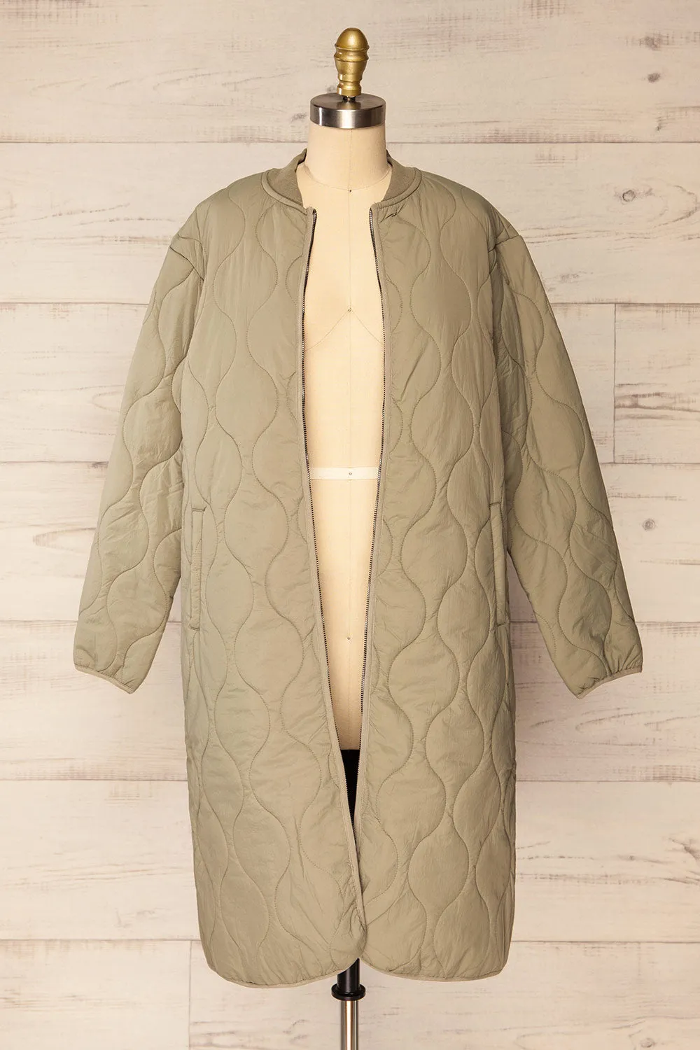 Jerez | Long Quilted Jacket