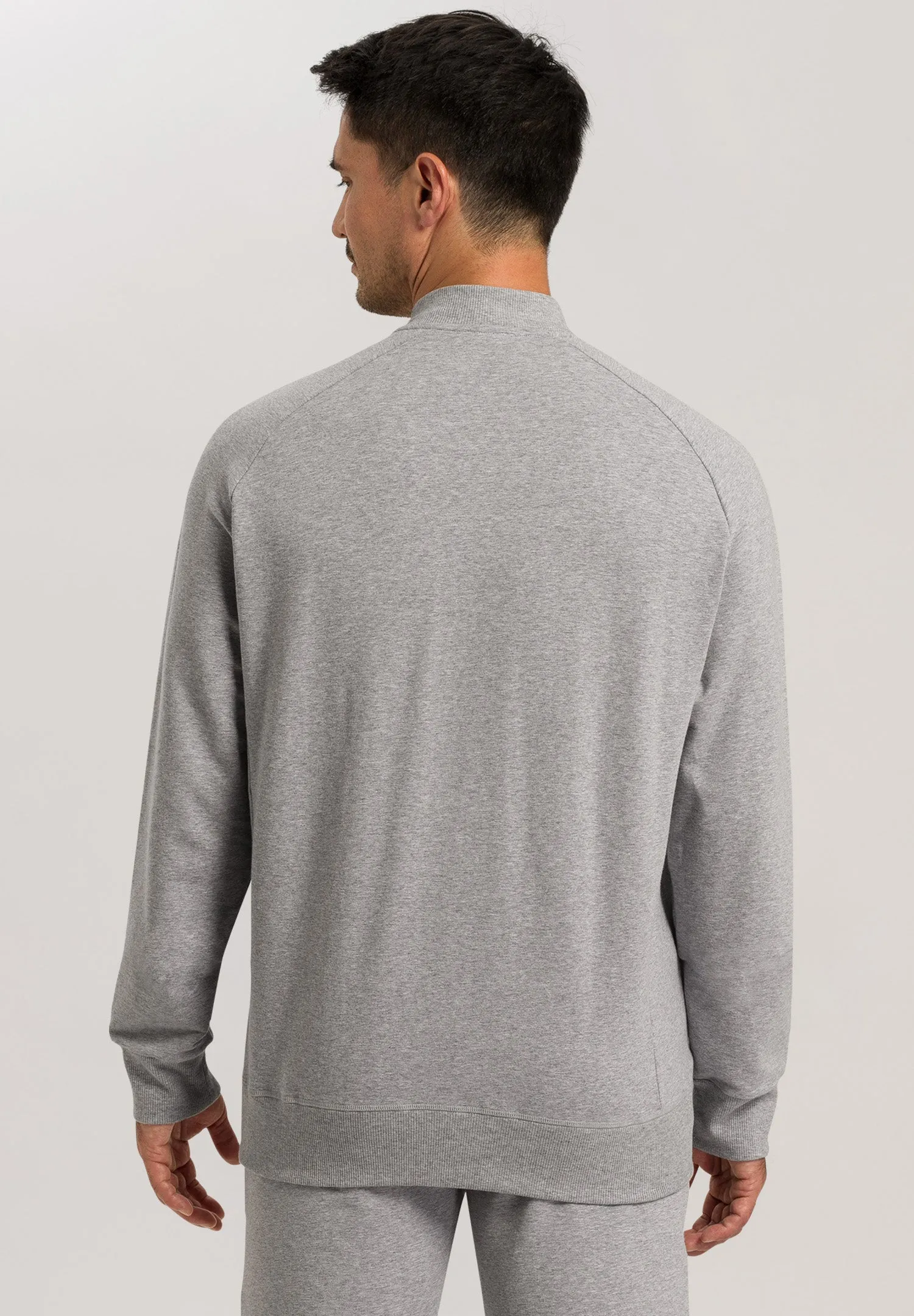 Living Zip Jacket | Grey Melange 75076-1036