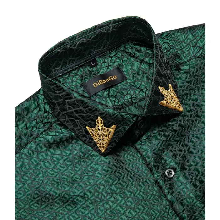 Long Sleeve Formal Button Men Business Dress Shirt