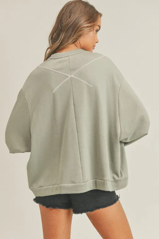 Mia Pullover in Green