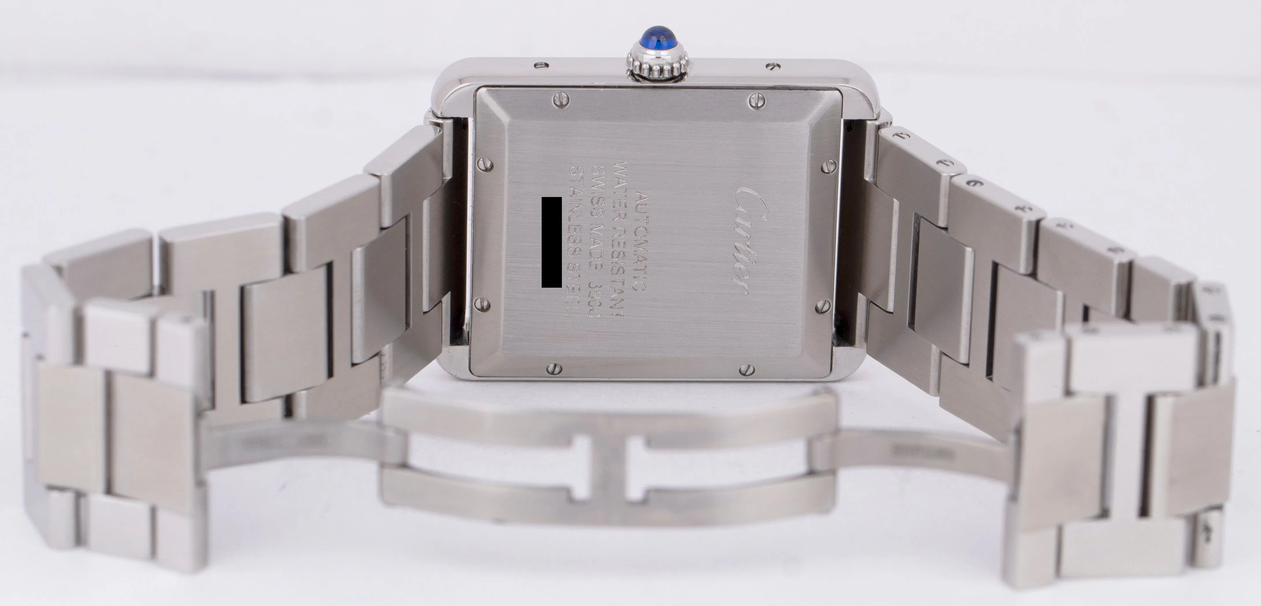 MINT Cartier Tank Solo Silver Roman 31x40mm 3800 W5200028 Date Automatic Watch