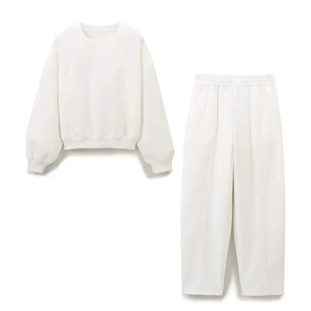 Pre Order: Long Sleeve Cotton Sweater   Pants Set