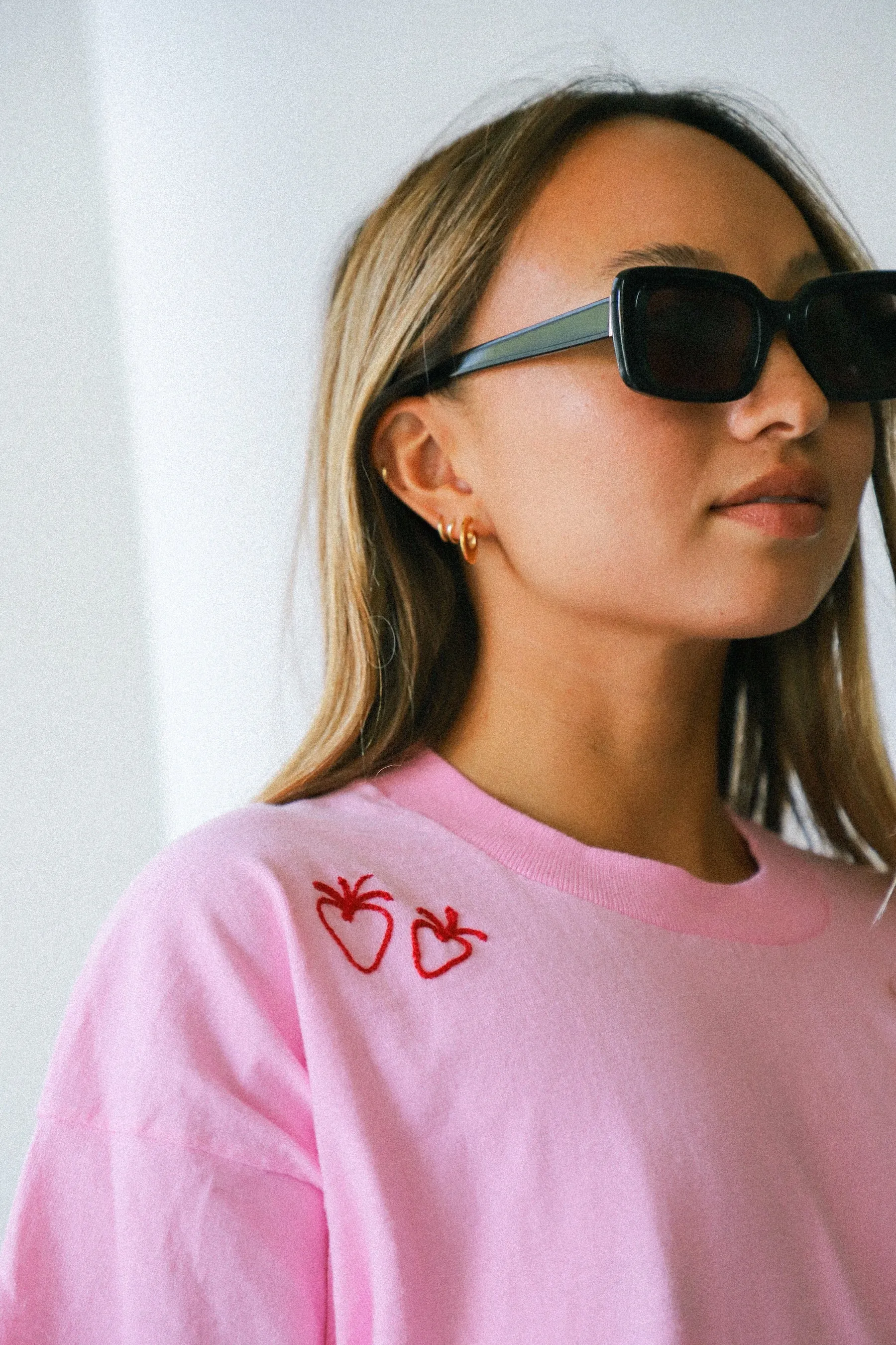 Prism X Large Lemonade Pink Strawberry Tee Dress