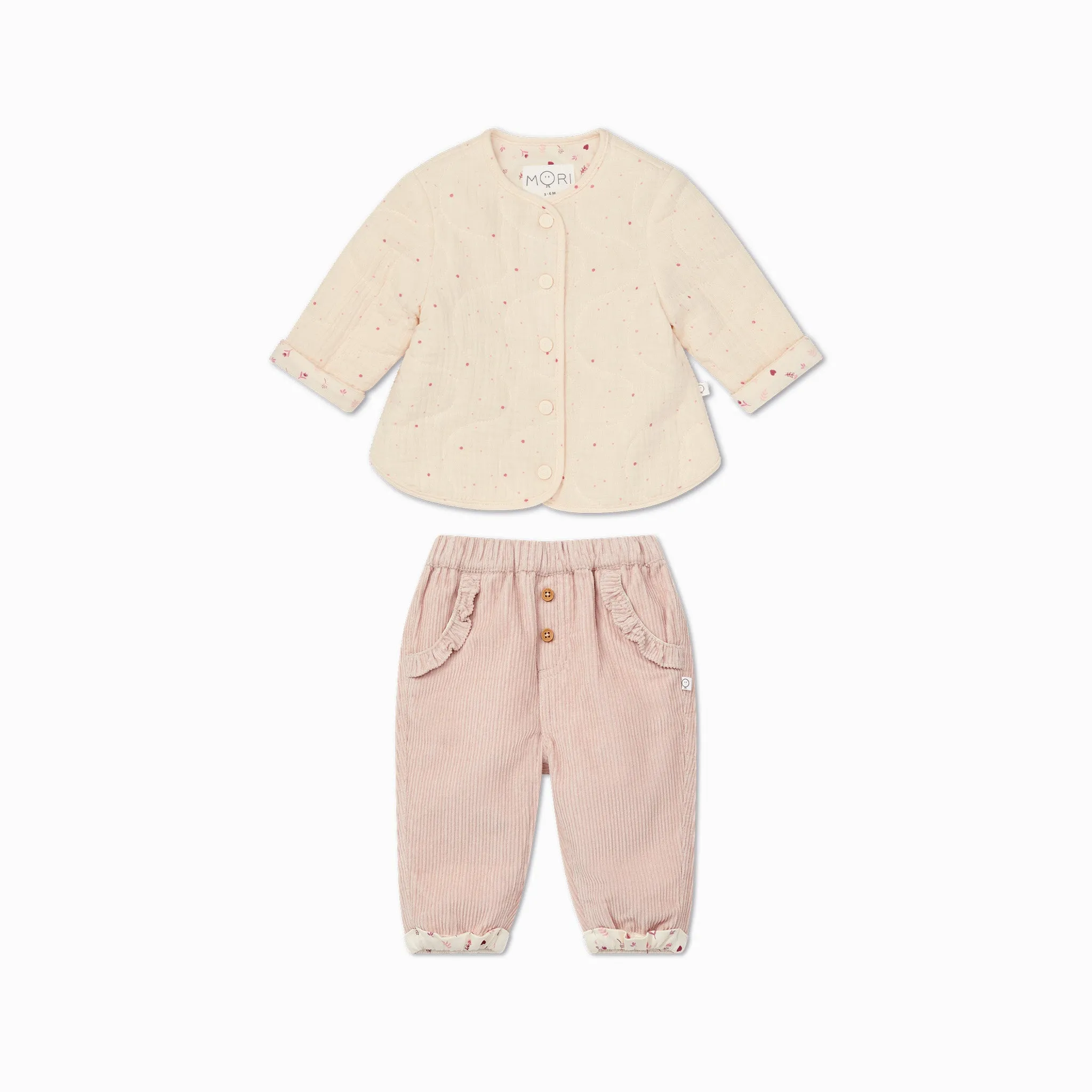 Quilted Jacket & Corduroy Trousers Outfit