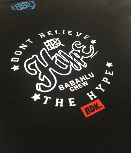 "Don't Believe the Hype" Print Tee