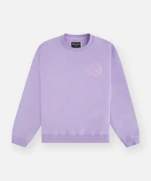 Relaxed First Class Crewneck Sweatshirt (Lilac) - 310041 Relaxed First Class Crewneck Sweatshirt (Lilac) - 310041