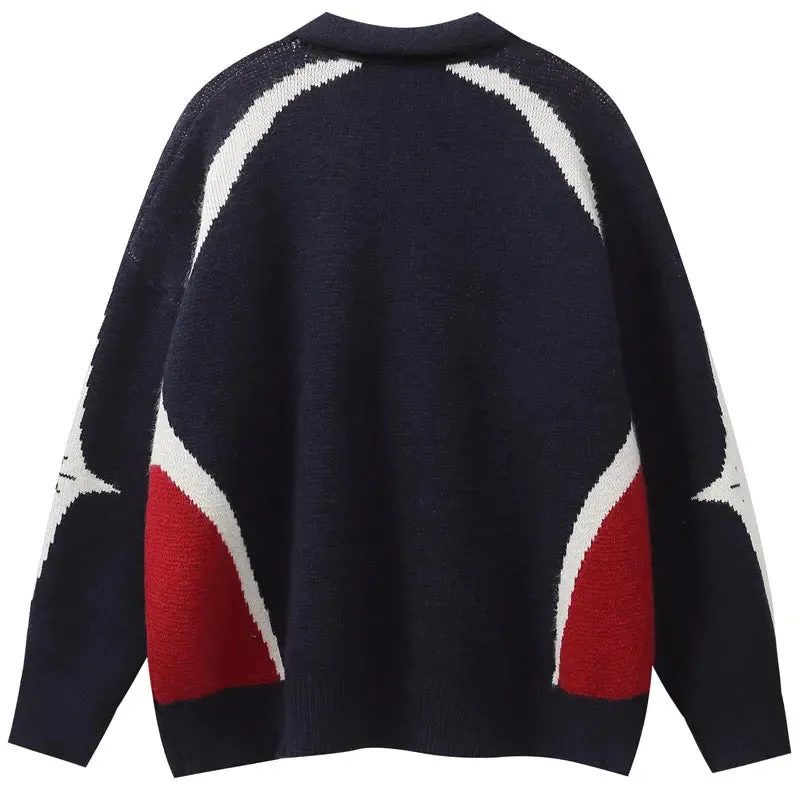 Retro Sport Knitted Polo