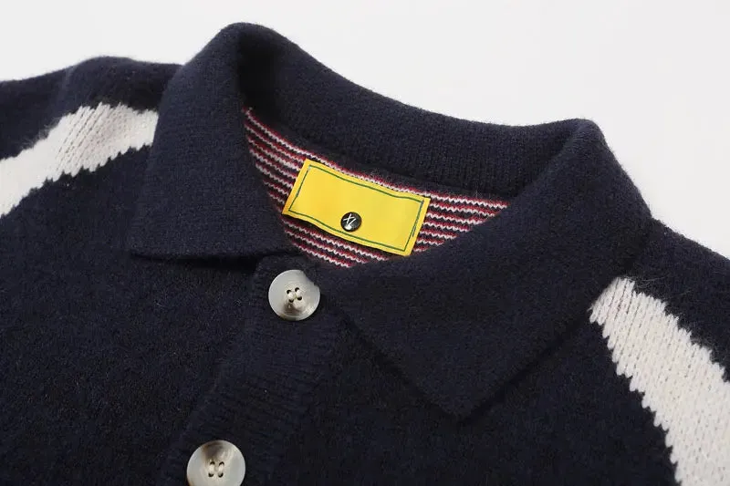 Retro Sport Knitted Polo
