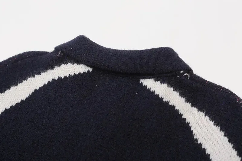 Retro Sport Knitted Polo