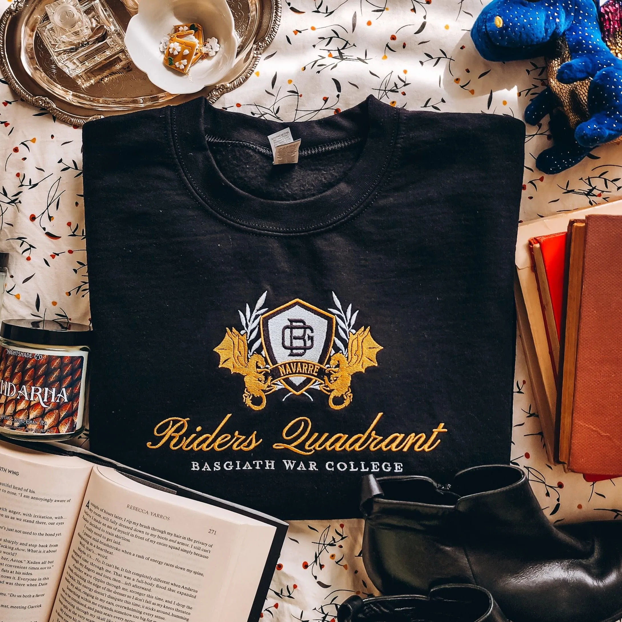 Riders Quadrant Embroidered Sweatshirt