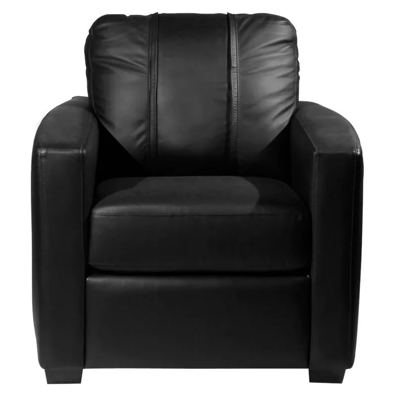 Silver Club Chair with Polo Logo Panel