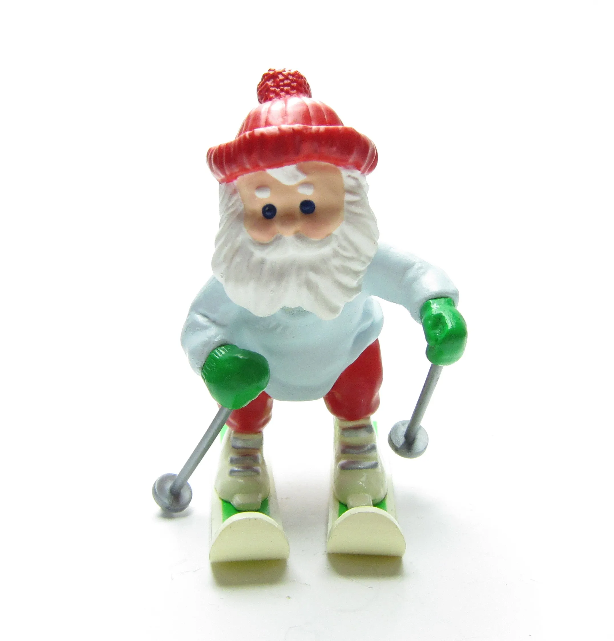 Snowplow Santa 1989 Hallmark Keepsake Ornament Santa Claus on Skis