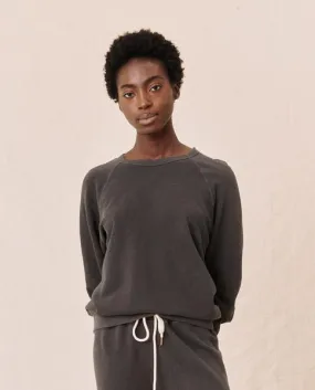 The College Sweatshirt, Washed Black
