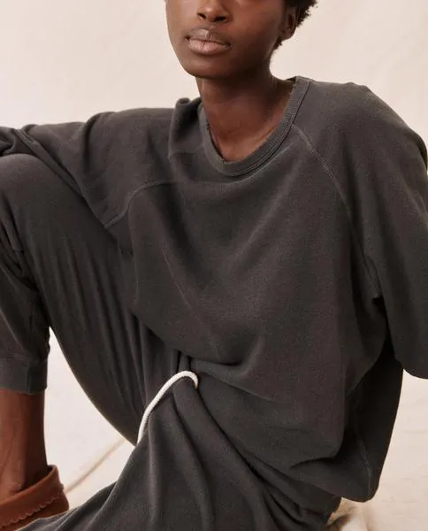 The College Sweatshirt, Washed Black