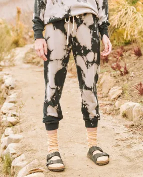 The Cropped Sweatpant, Black Cloud Wash